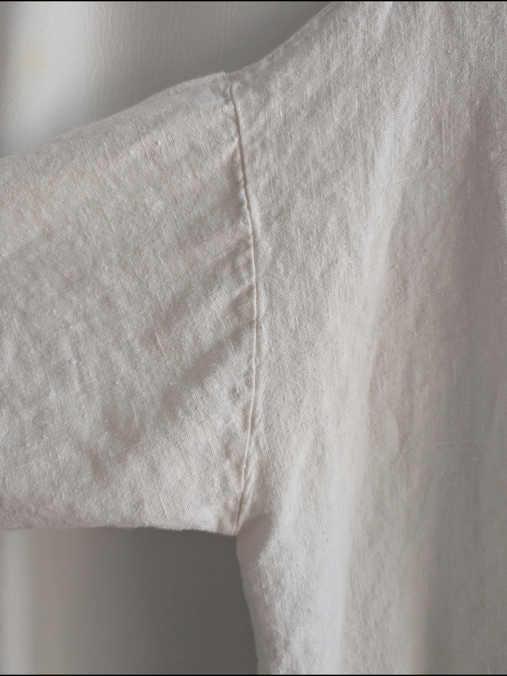 bryn Walker Cream Relaxed Linen Tunic Top - S - Picture 6 of 16